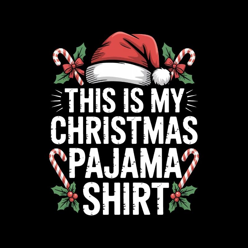 Das ist mein Weihnachts-Pyjamashirt