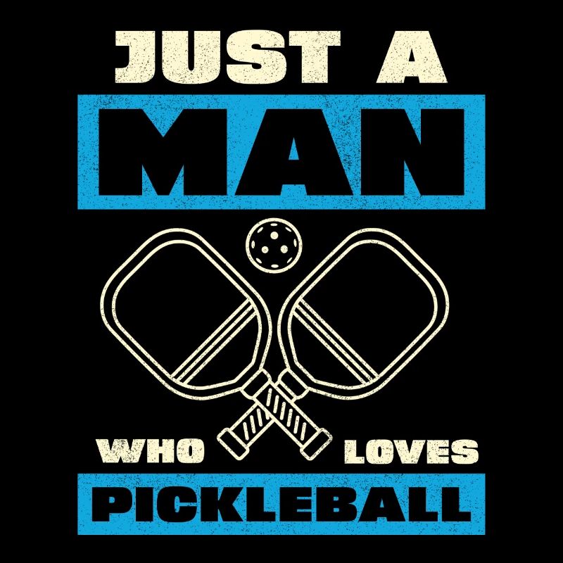 Only one man loves pickleball