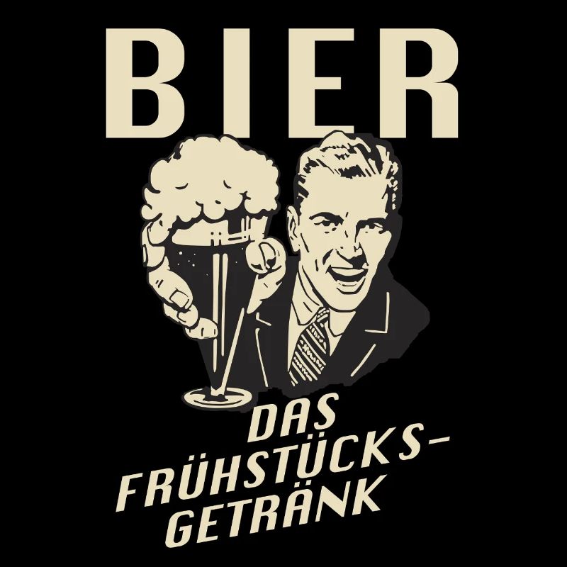 Bier, das Frühstücksgetränk