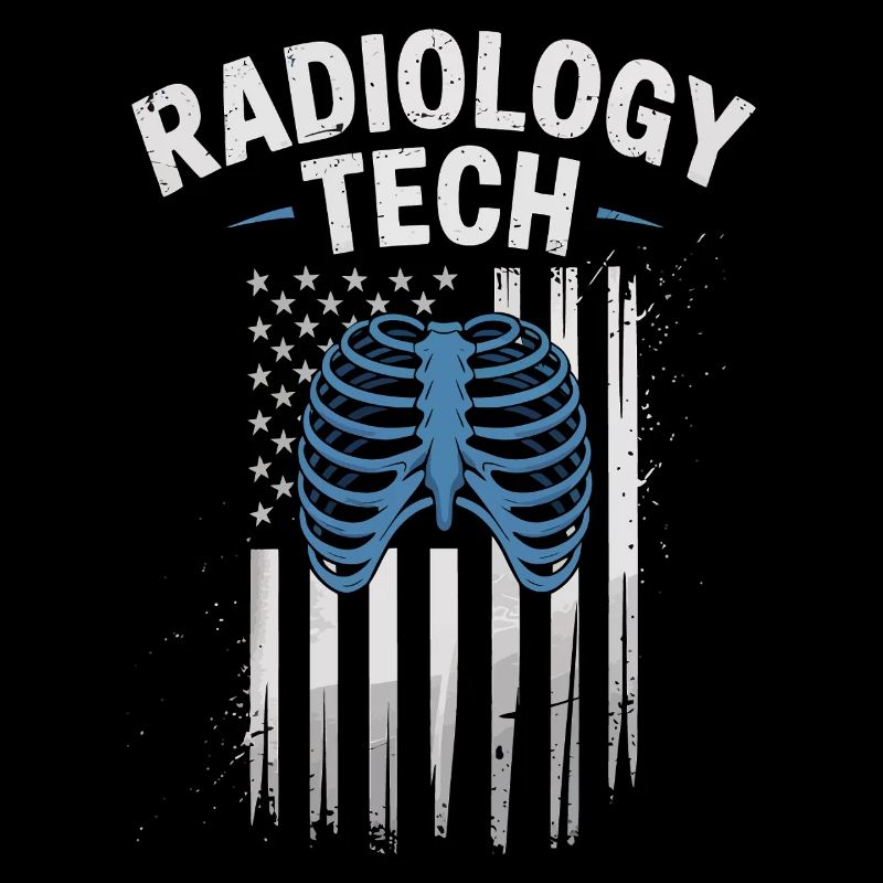 Radiology Technology Ribcage Graphic