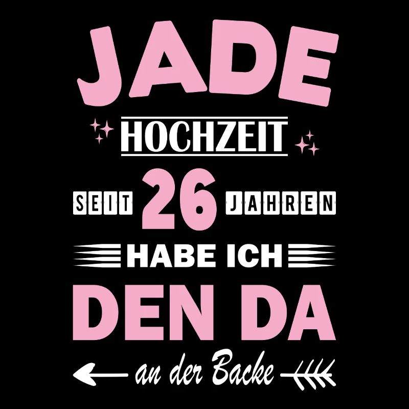 Jadehochzeit 26 Hochzeitstag Jahrestag Ehefrau