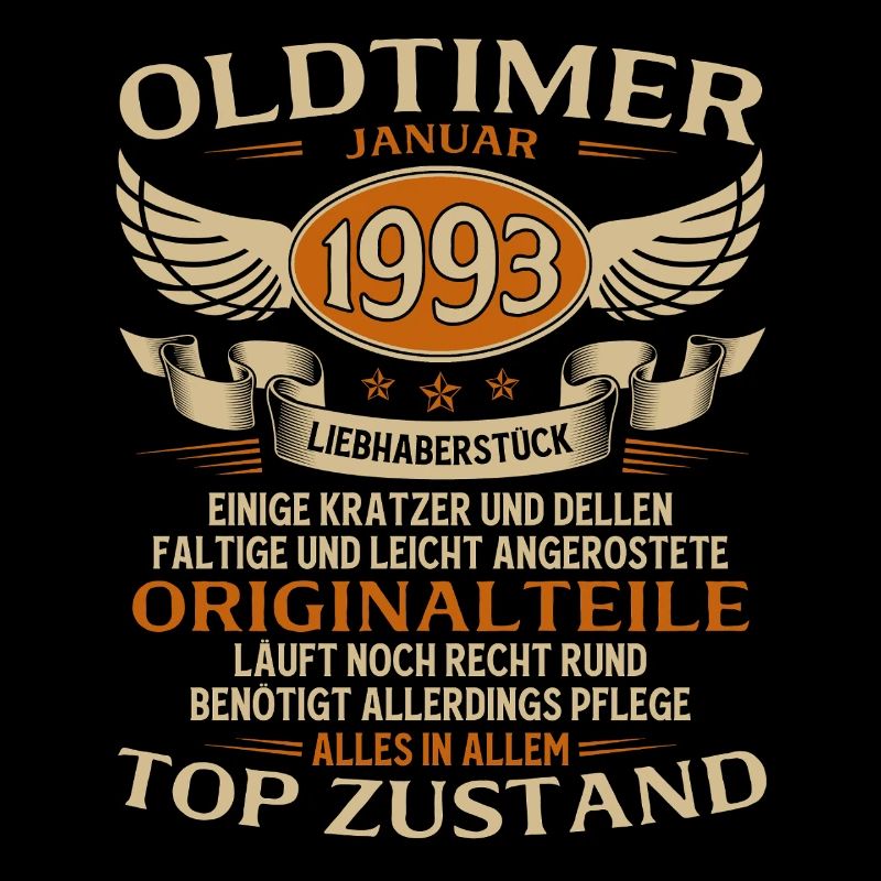 33. Geburtstag Geschenk Oldtimer Januar 1993