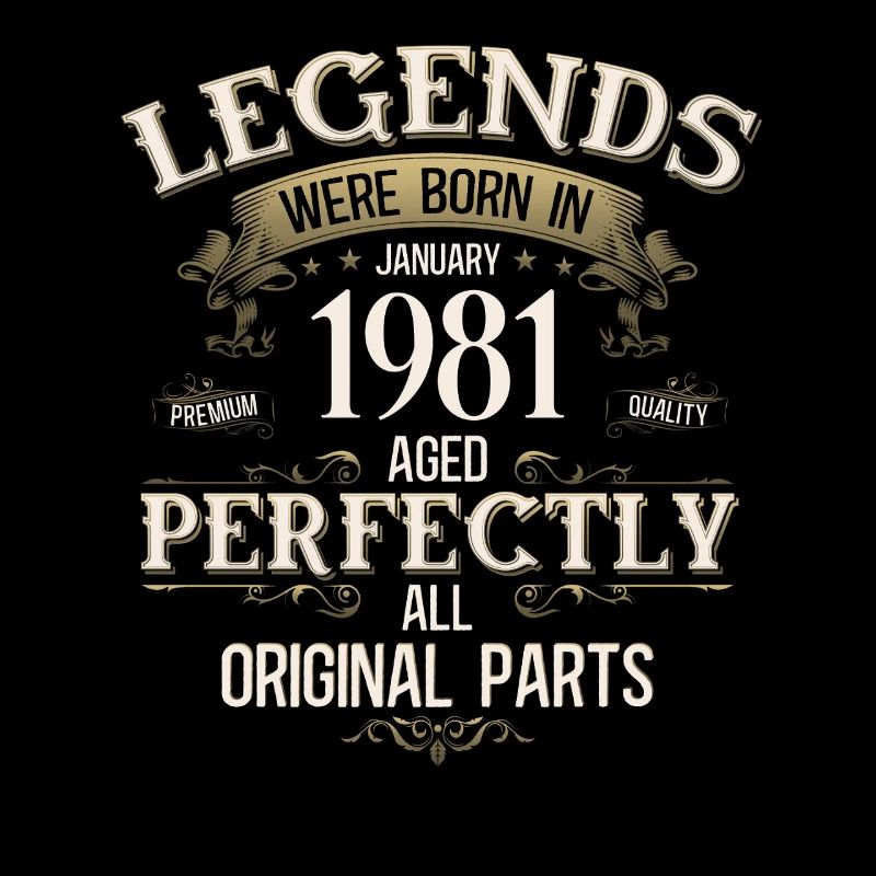 45th Birthday Legend January 1981