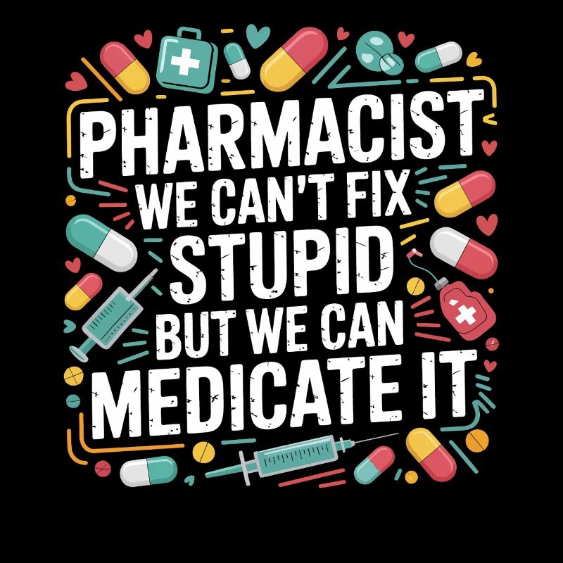 Apotheker Spruch Medikation Witz
