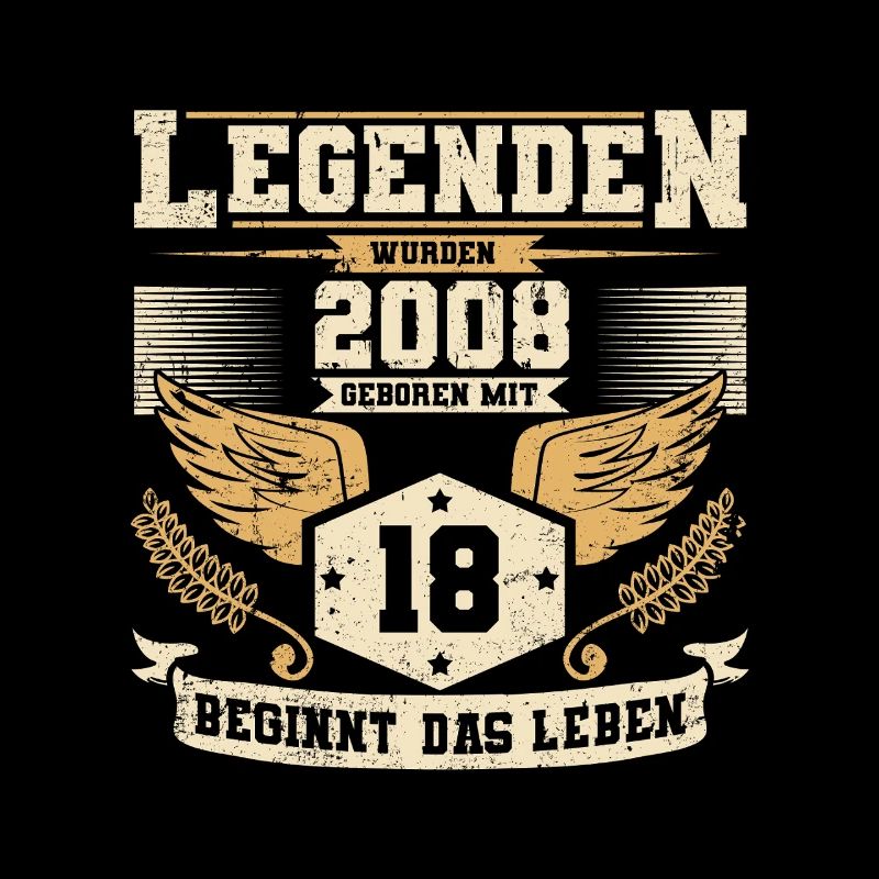 18 Geburtstag Legenden geboren 2008 Grunge Leben
