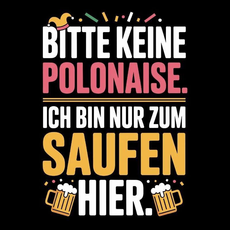 Carnival please no polonaise just for drinking here