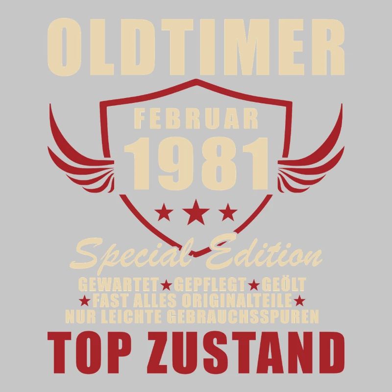 February 1981 Birthday Oldtimer 1981