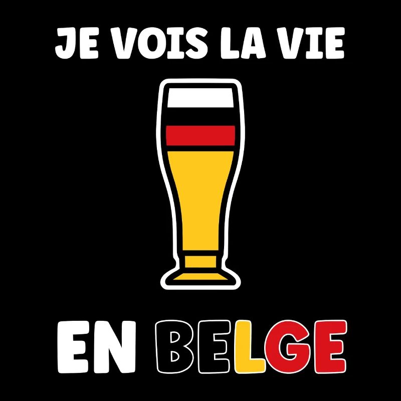 Belgian Life Stylized Beer Glass