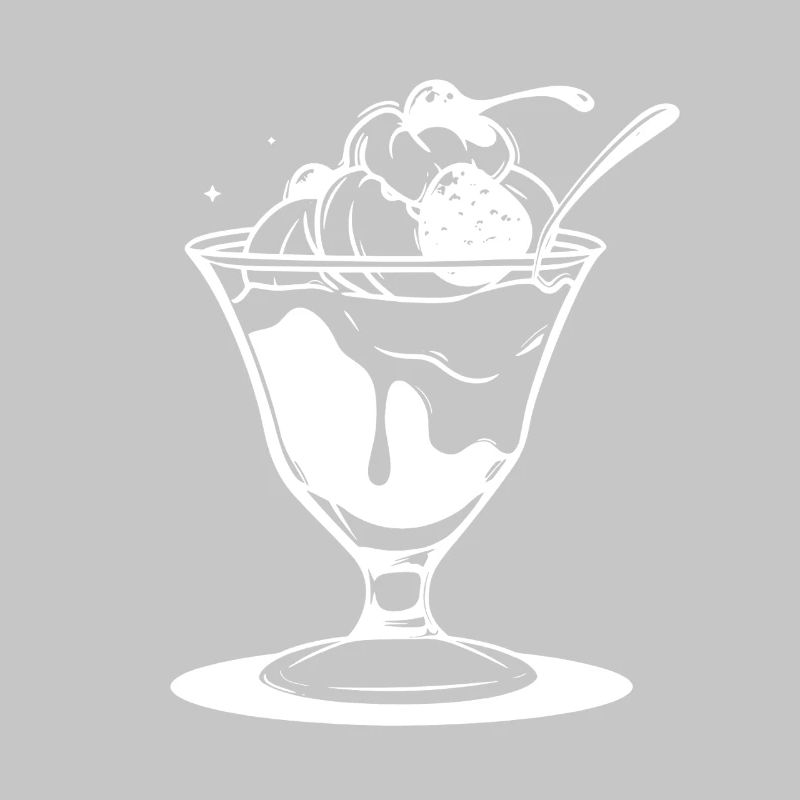 Eiscreme Eisbecher
