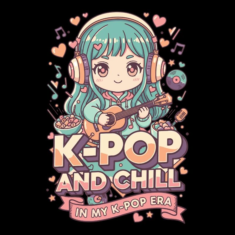 K-Pop et Chill dans ma musique coréenne à l’ère K-Pop