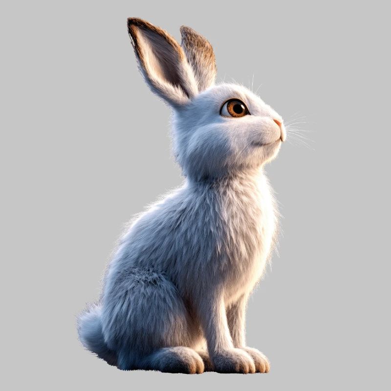 Mountain Rabbit Arctic Hare Albino Rabbit White Rabbit