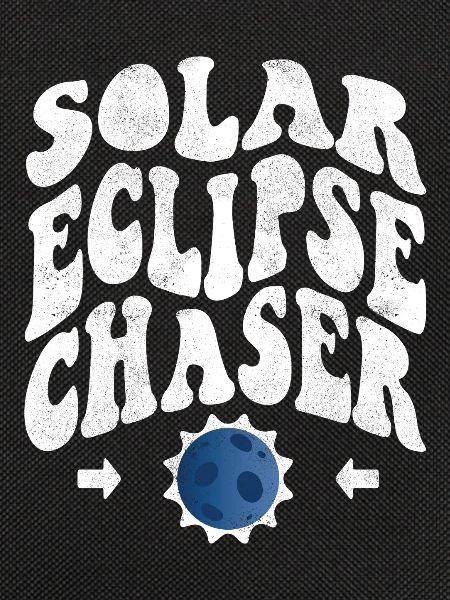 Solar eclipse chaser white