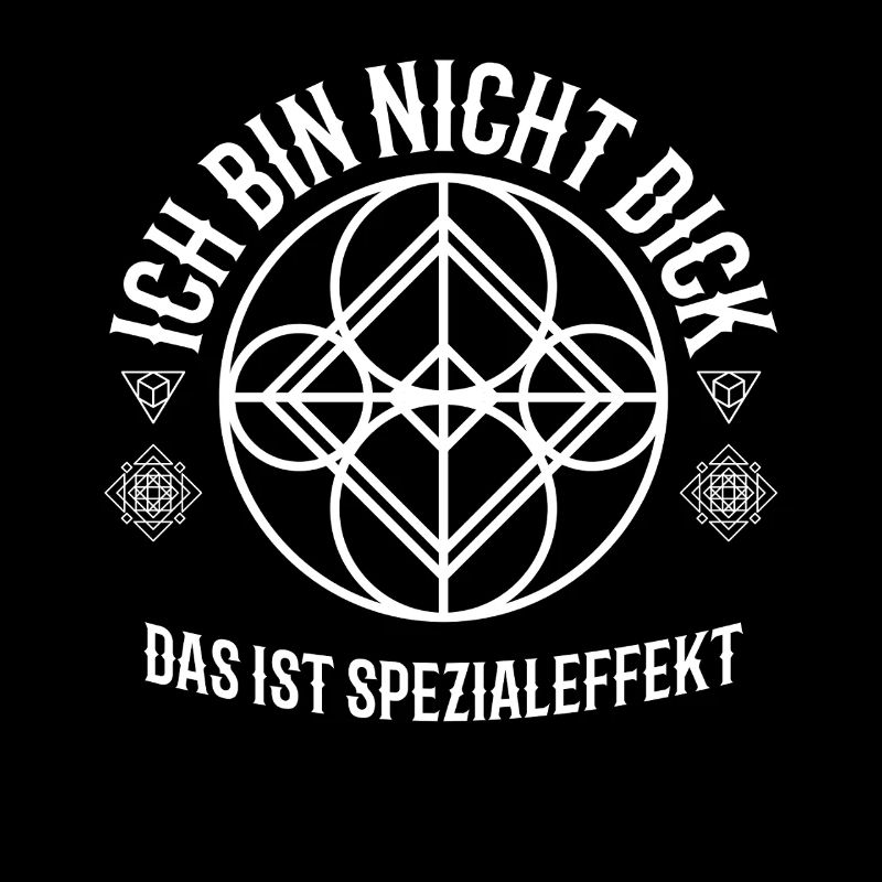 Ich bin nicht dick Das ist Spezialeffekt