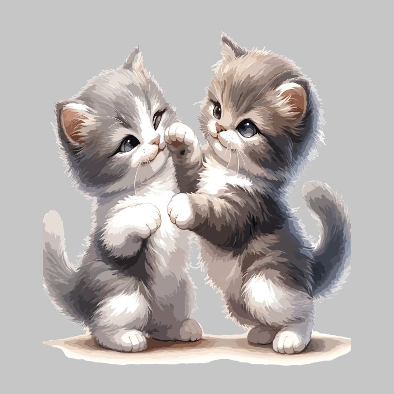 Kätzchenfreundschaft Illustration