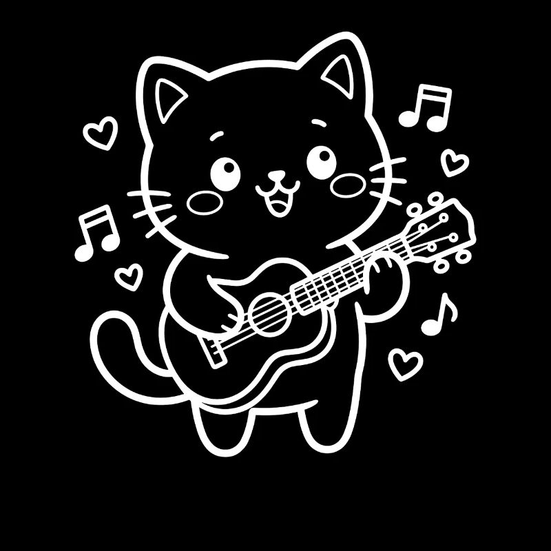 Kawaii Katze Ukulele