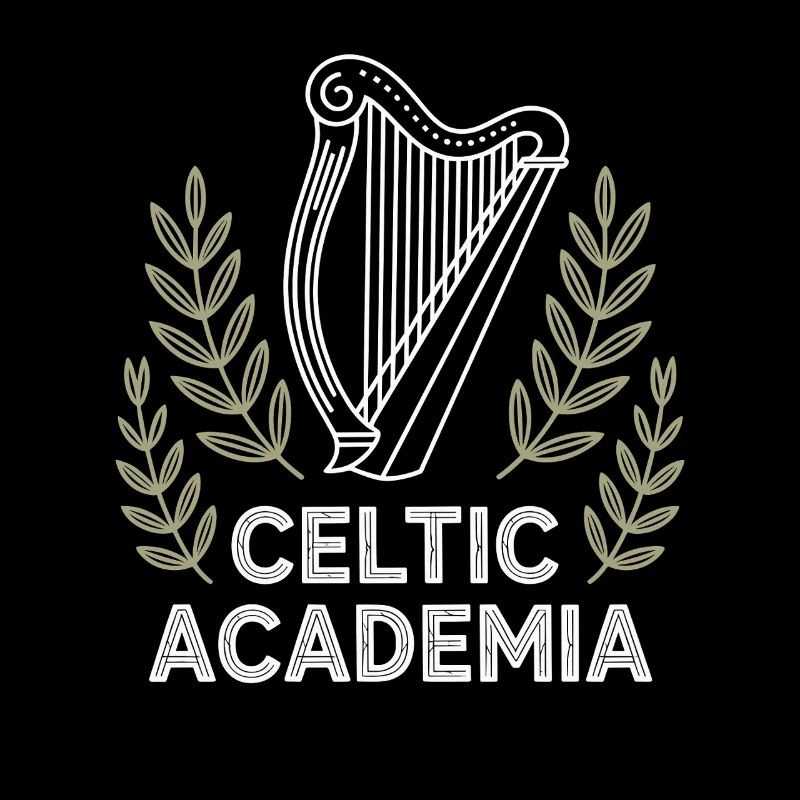 Celtic Academia Harp Emblem
