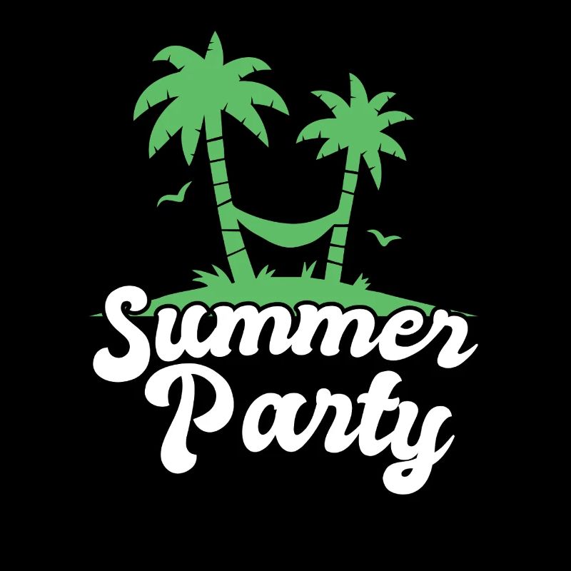 Summer Party Palm Tree Design