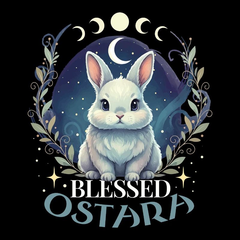 Happy Easter Ostara Rabbit