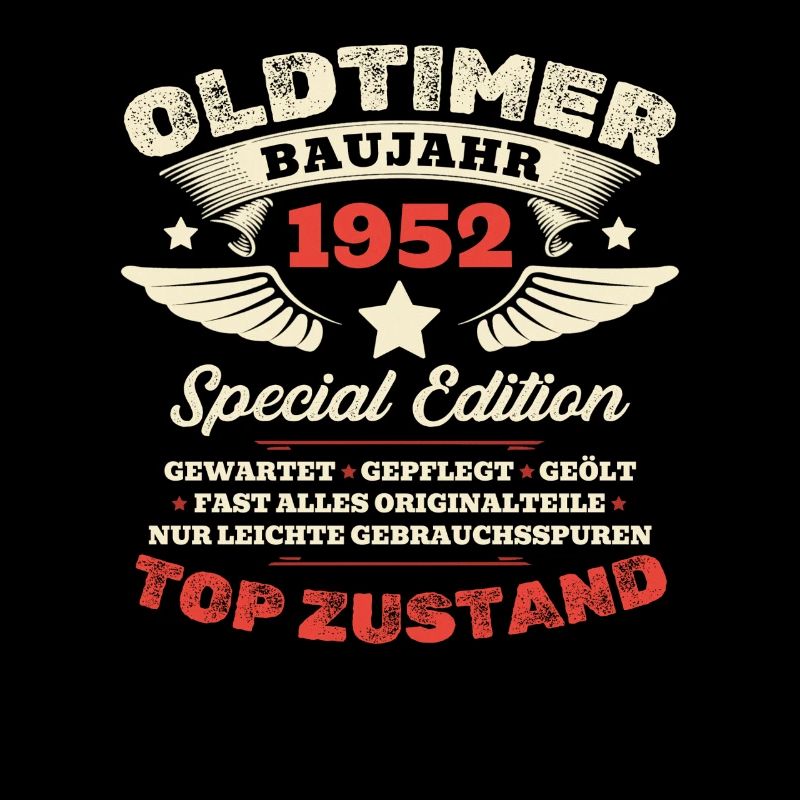 74. Geburtstag Geschenk Mann Oldtimer Baujahr 1952