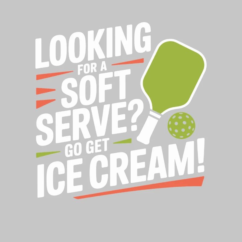 Pickleball Player Looking For Soft Serve Dinking