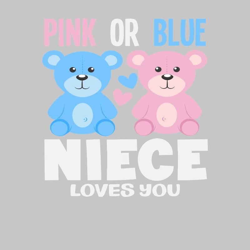 Pink Oder Blau Nichte Liebt Dich