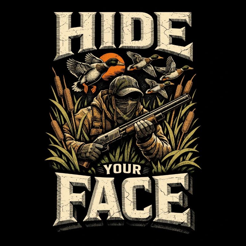 Chasse aux canards Cache ton visage
