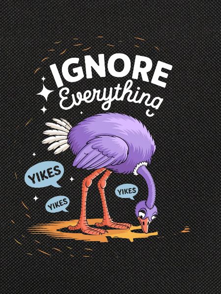 Ignore everything flamingo