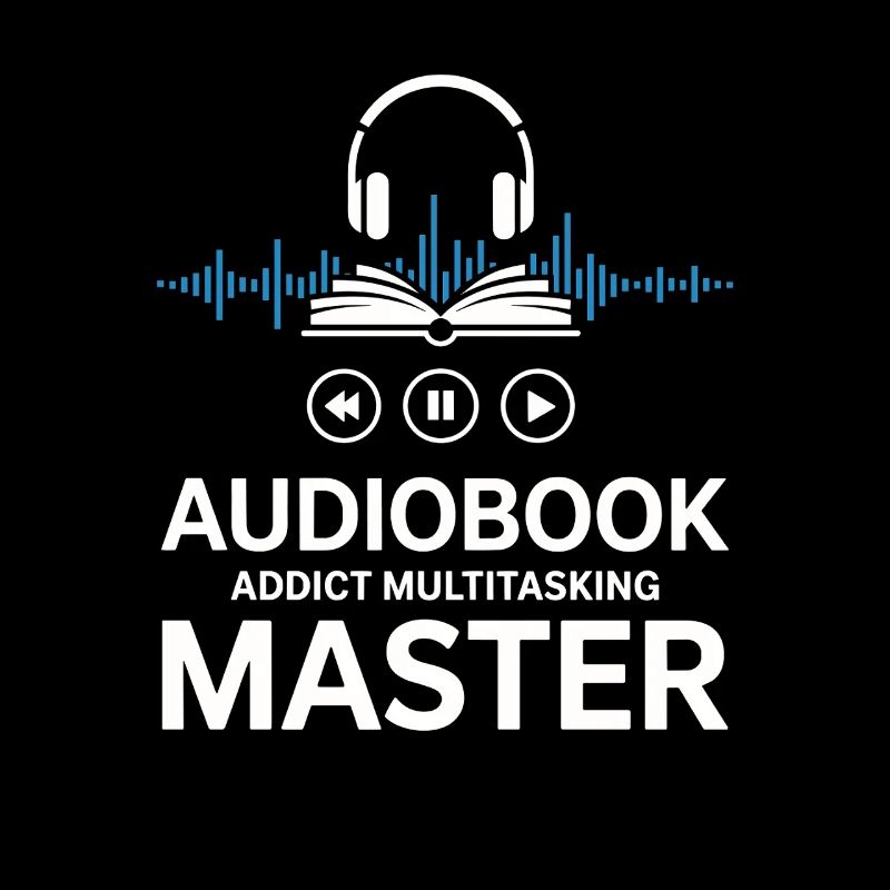 Audiobook Saying - Audiobook Addict Multitasking
