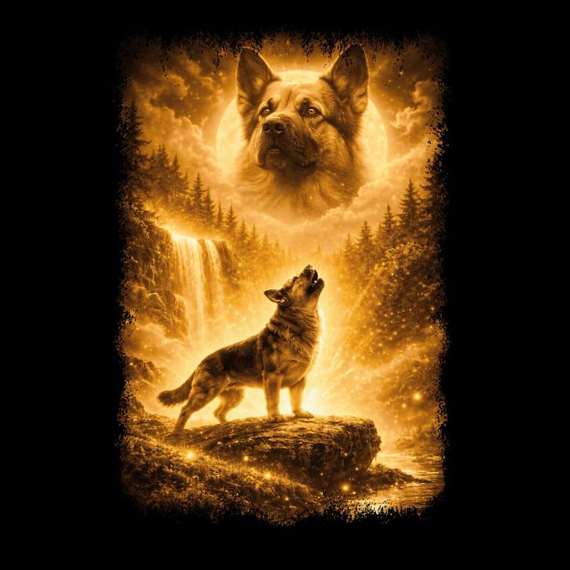 Deutscher Schäferhund, Mond