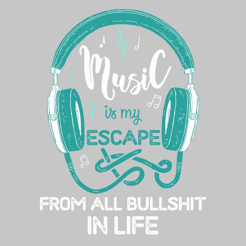 La musique, c’est mon graphique casque d’évasion