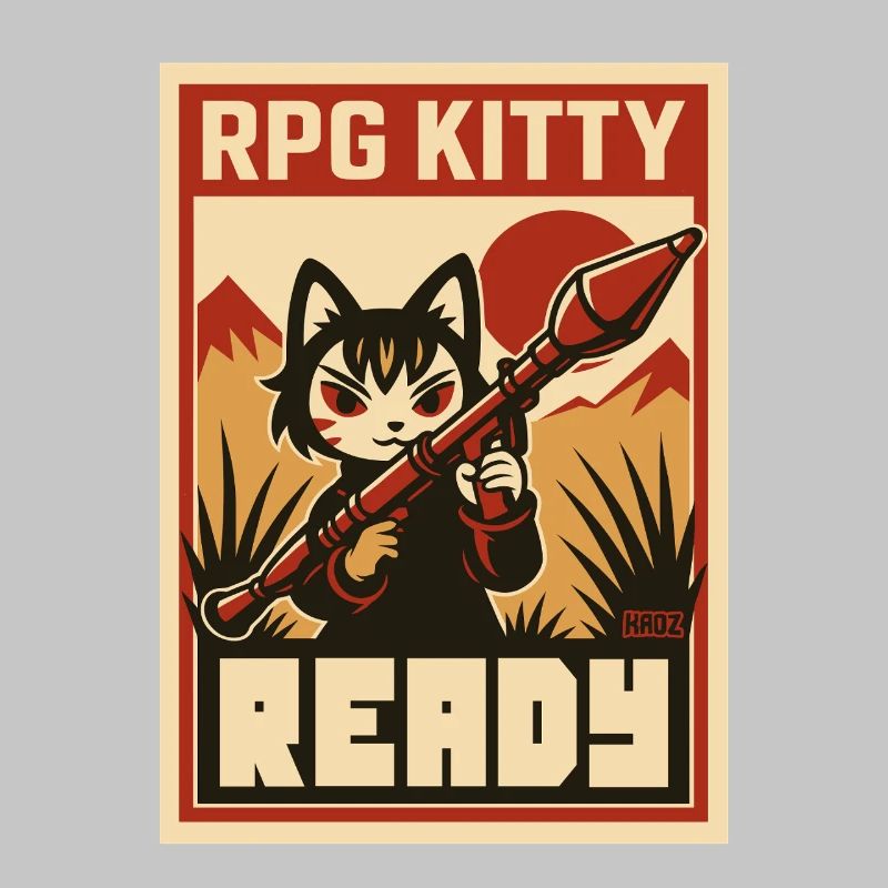 Affiche RPG Kitty Ready