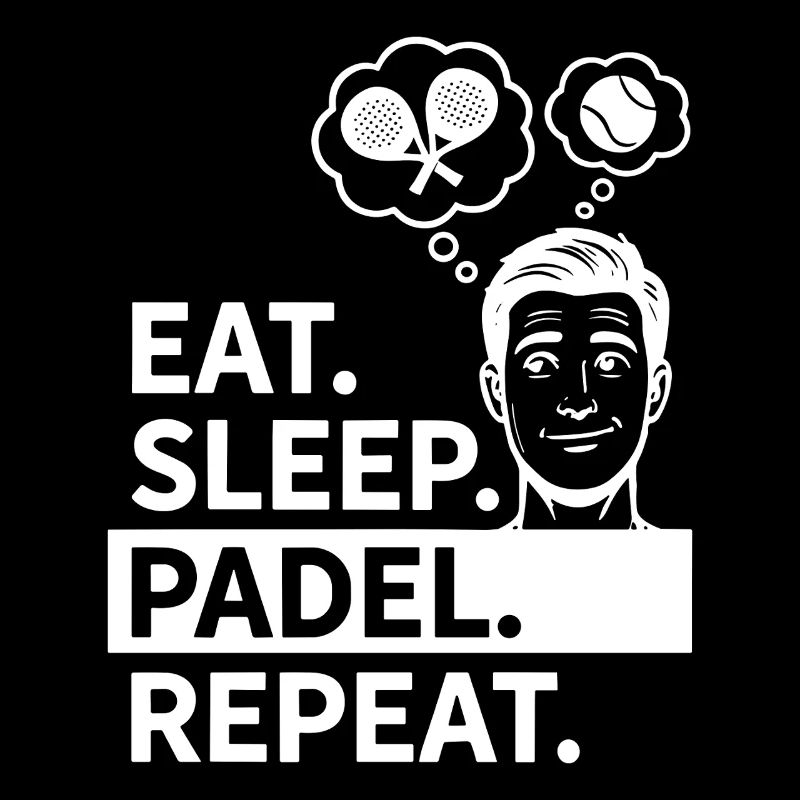 Déclaration d’athlète récurrent Eat Sleep Padel