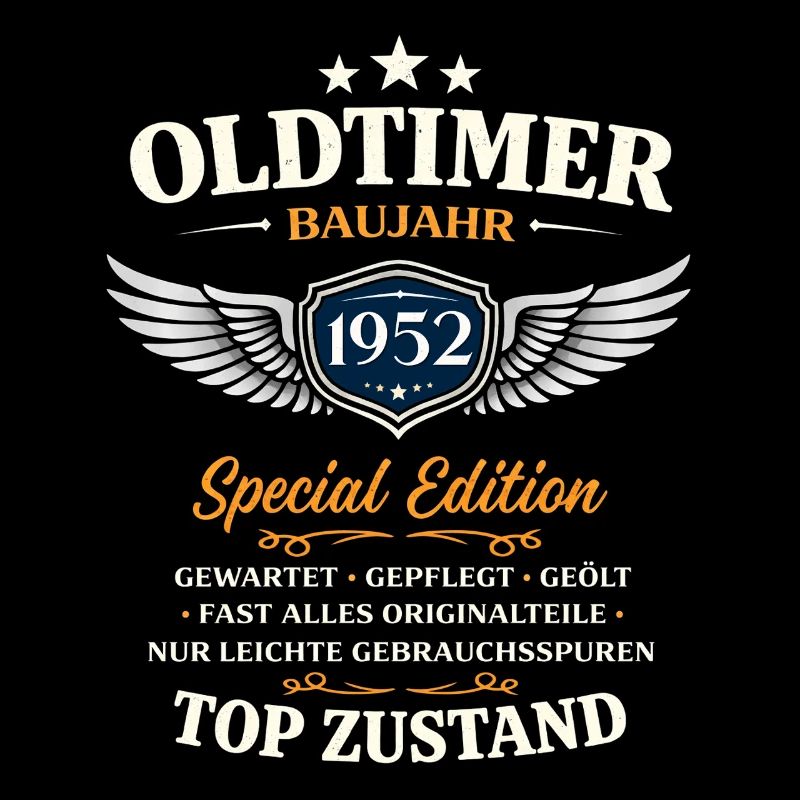 74. Geburtstag Geschenk Mann Oldtimer Vintage 1952