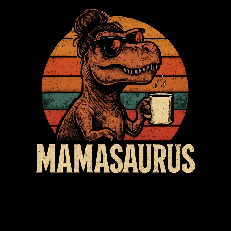 Mamasaurus Mama Mutter Geschenkidee Humor Lustig