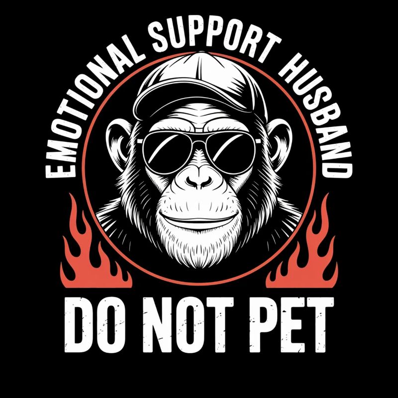 Emotional Support Monkey Do Not Pet
