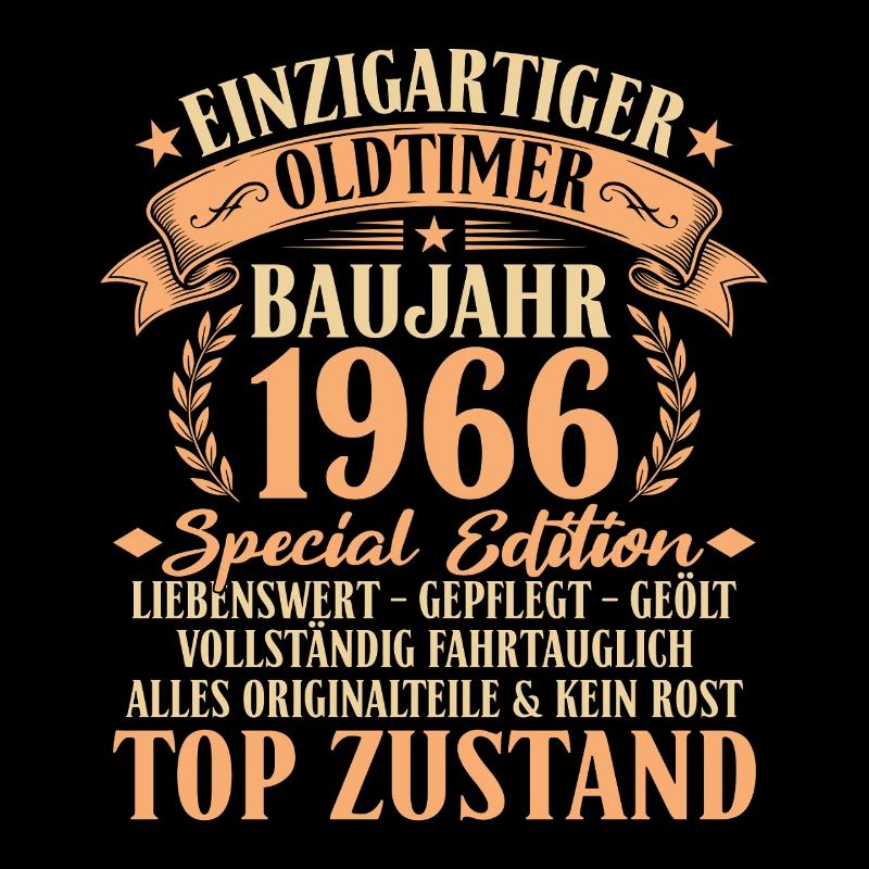 1966 Baujahr Oldtimer 60. Geburtstag Geschenkidee