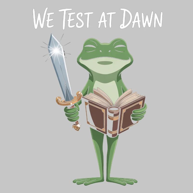 Grenouille de Test de l’Aube : Épée & Parchemin