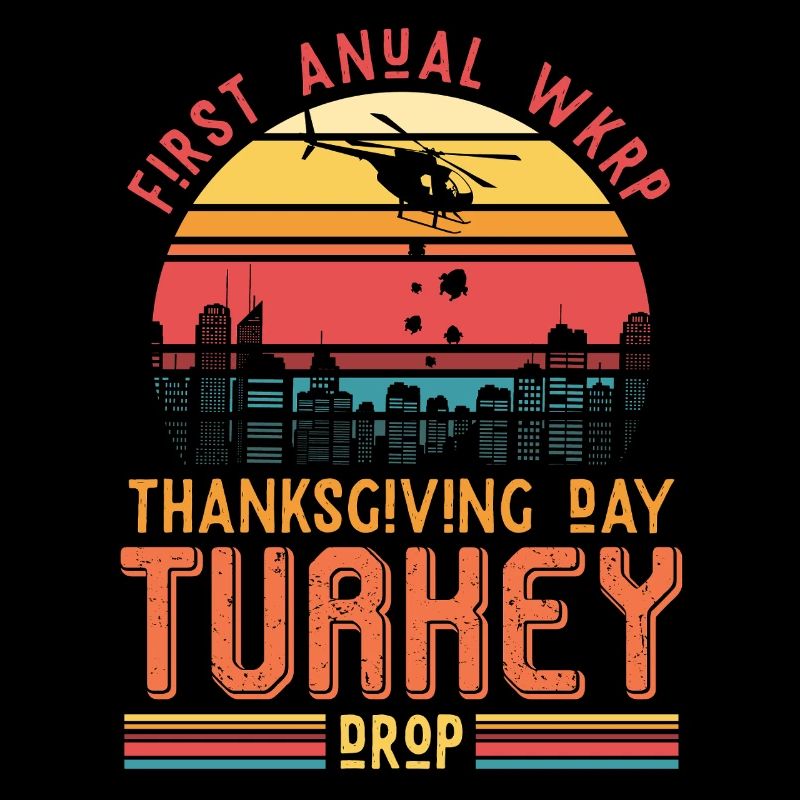 Thanksgiving Turkey Drop Retro Gift