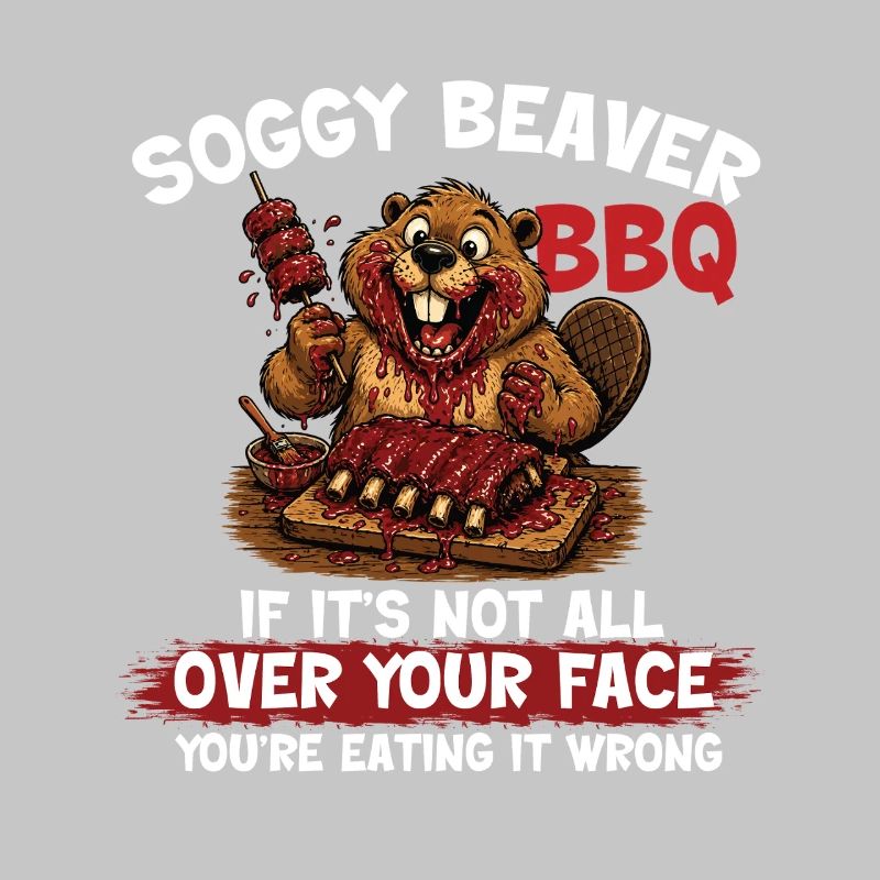 Soggy Beaver BBQ Funny Pitmaster