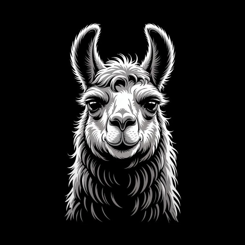 Llama Portrait