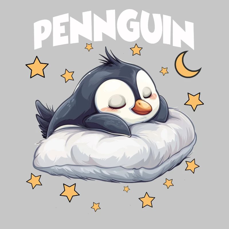Pennguin Pinguin Pyjama Morgenmuffel Langschläfer 