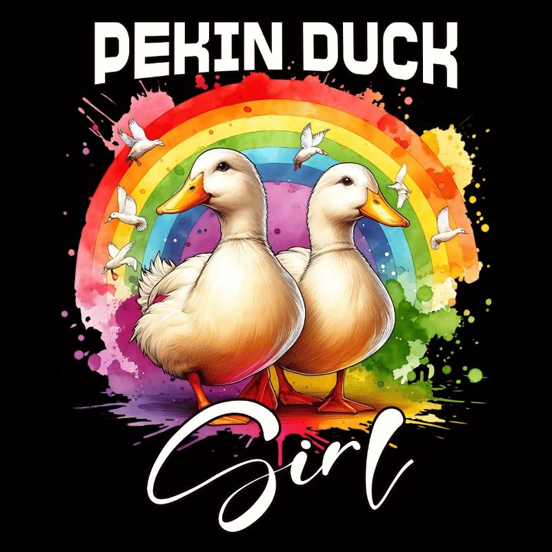 Pekin Duck Mädchen Pekingente