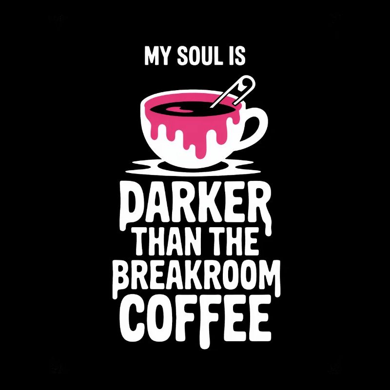 Plus sombre que le café de la salle de pause