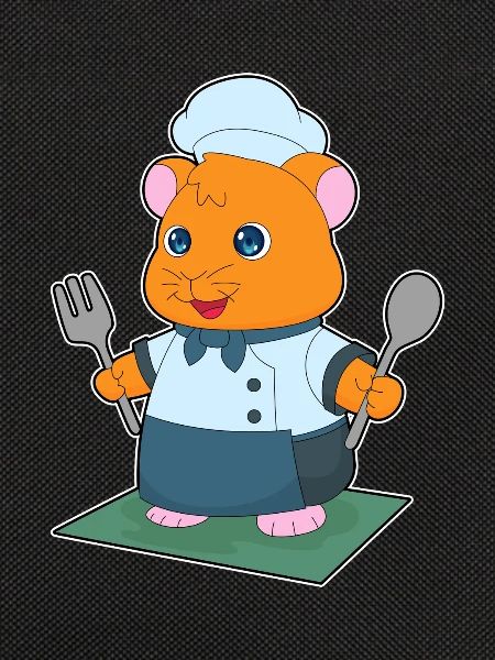 Hamster Besteck Kochen Küche
