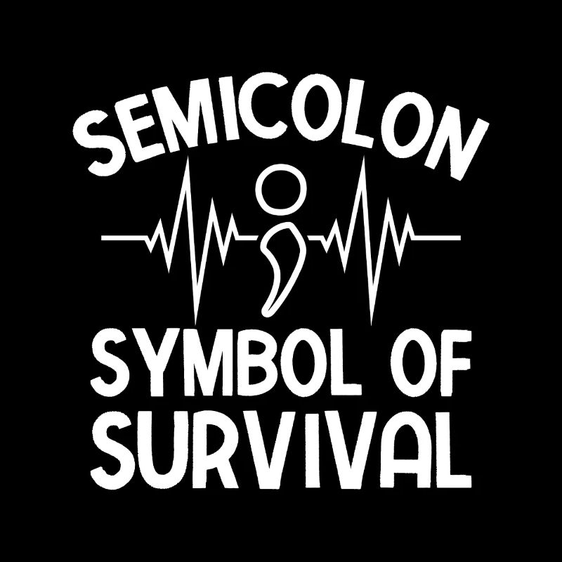 Point-virgule : Symbole de survie Point-virgule