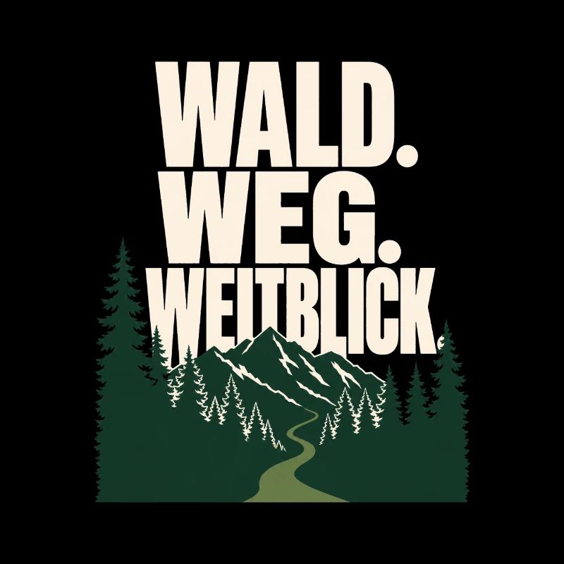 Schwarzwald Wandern, Wald. Weg. Weitblick