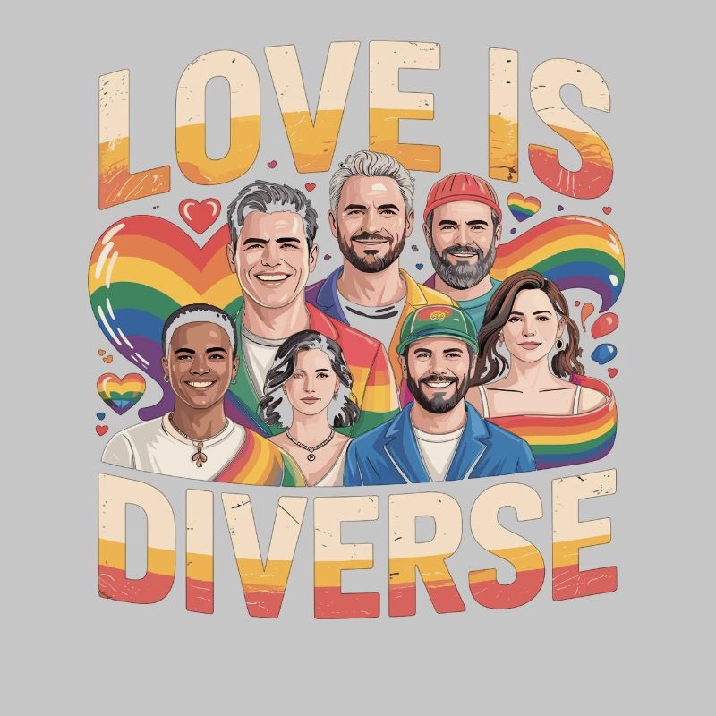 Love Is Diverse Pride Rainbow