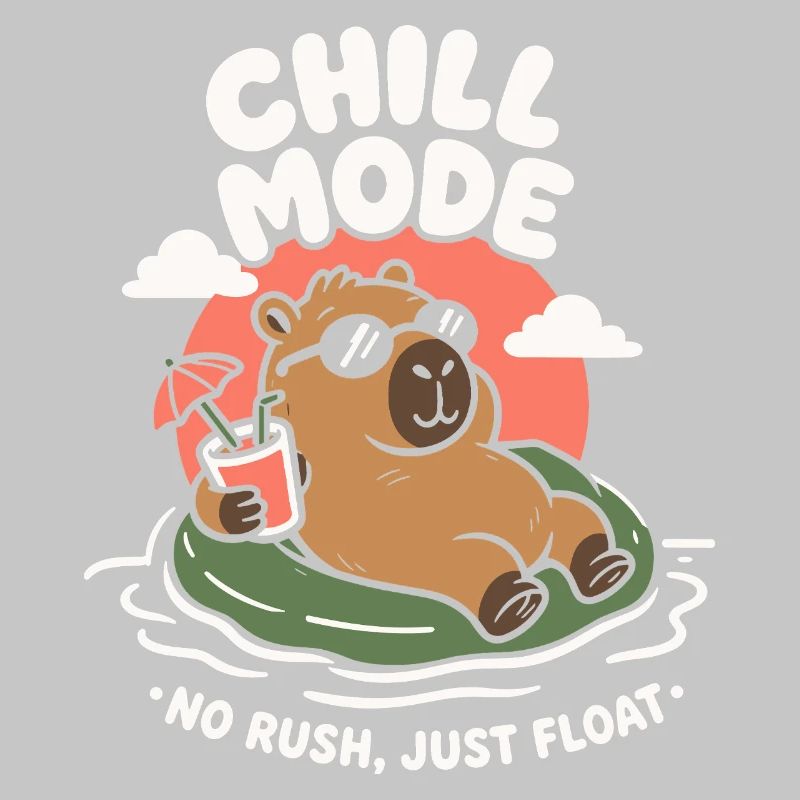 Chill Mode Summer Capybara