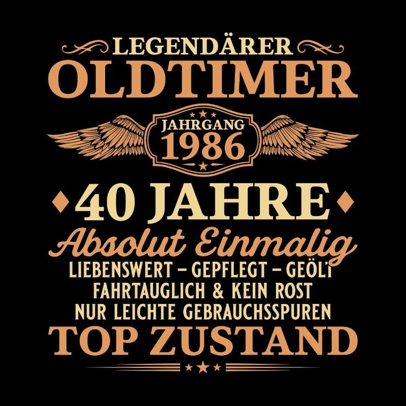 Legendärer Oldtimer 1986 – 40. Geburtstag