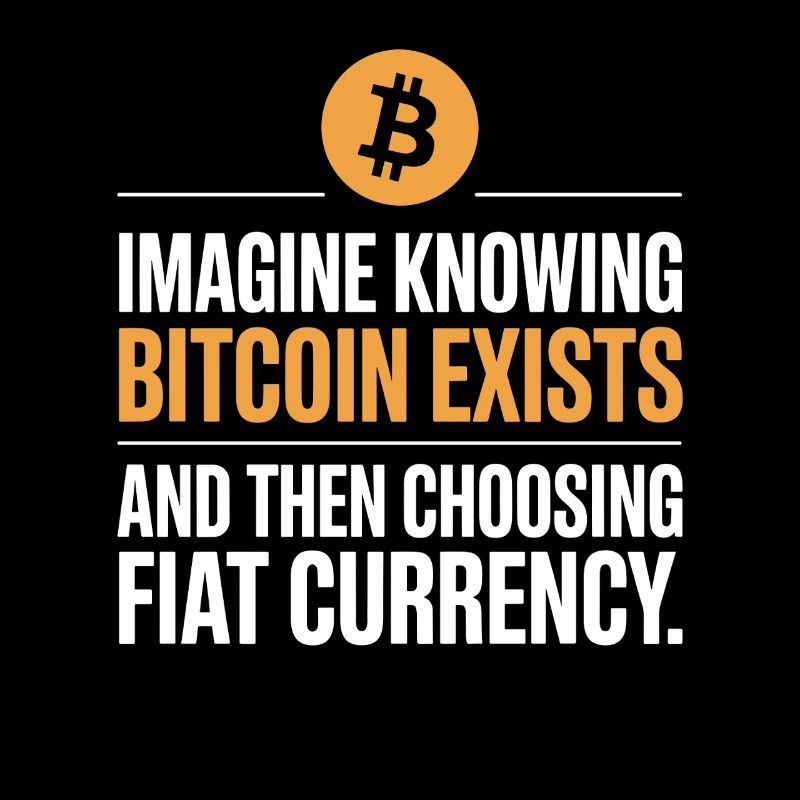 Bitcoin Imaginez savoir que Bitcoin existe crypto BTC